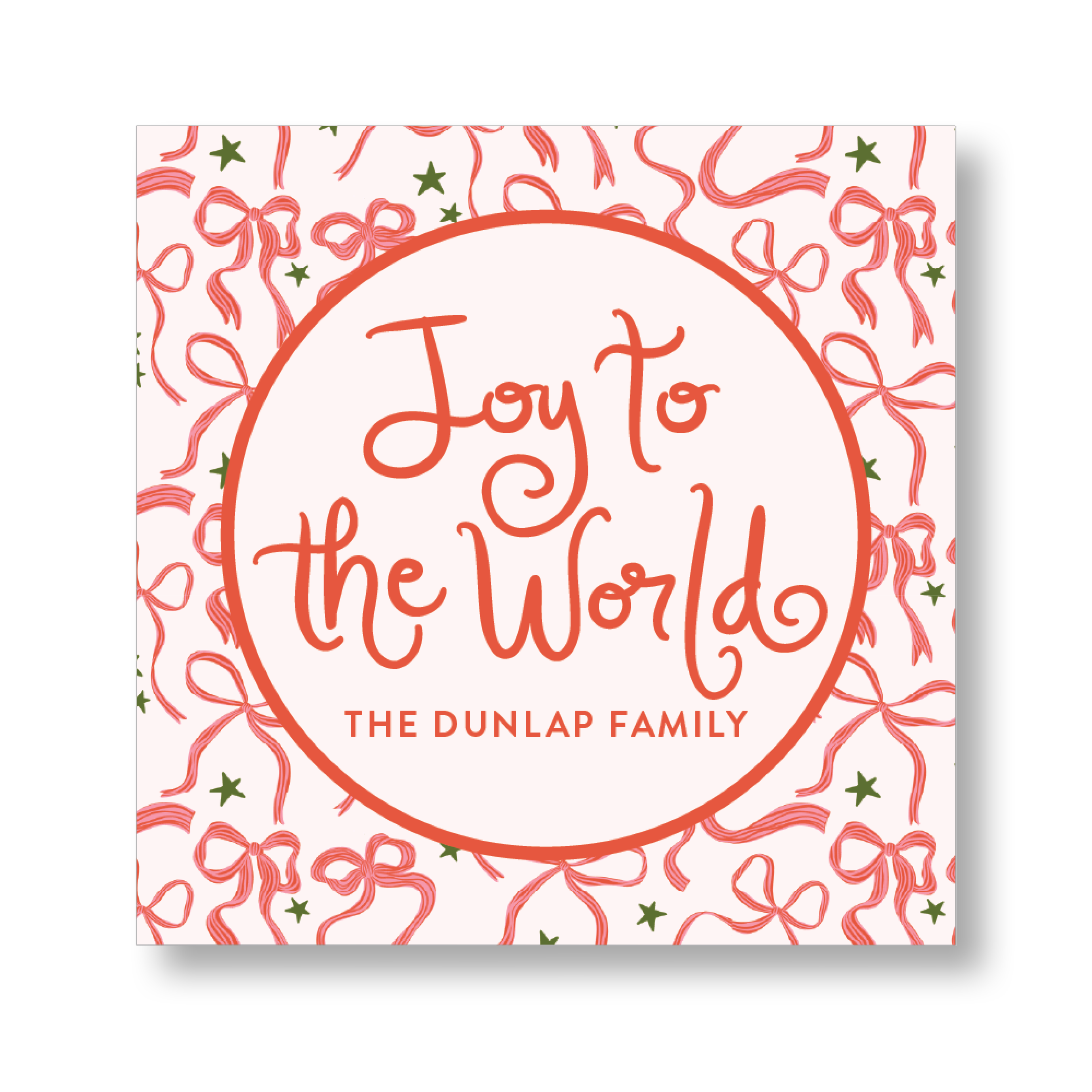 Joy To The World Bows & Stars