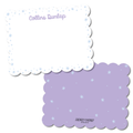 Stars Scalloped Stationery