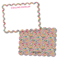 Flowers Scalloped Stationery