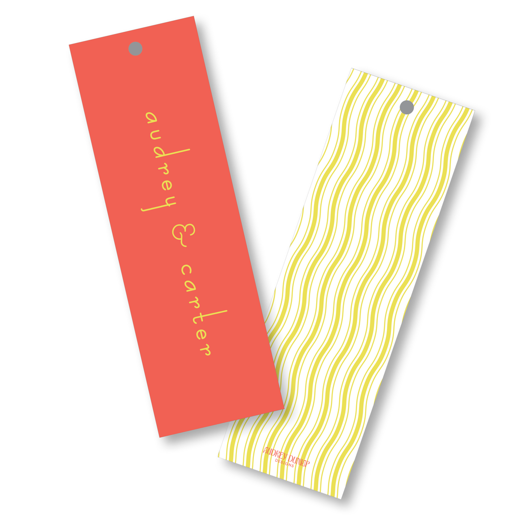 Long Tail Sans Serif Skinny Tag