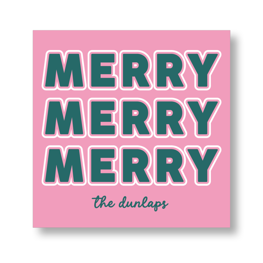 Merry Merry Merry Sticker