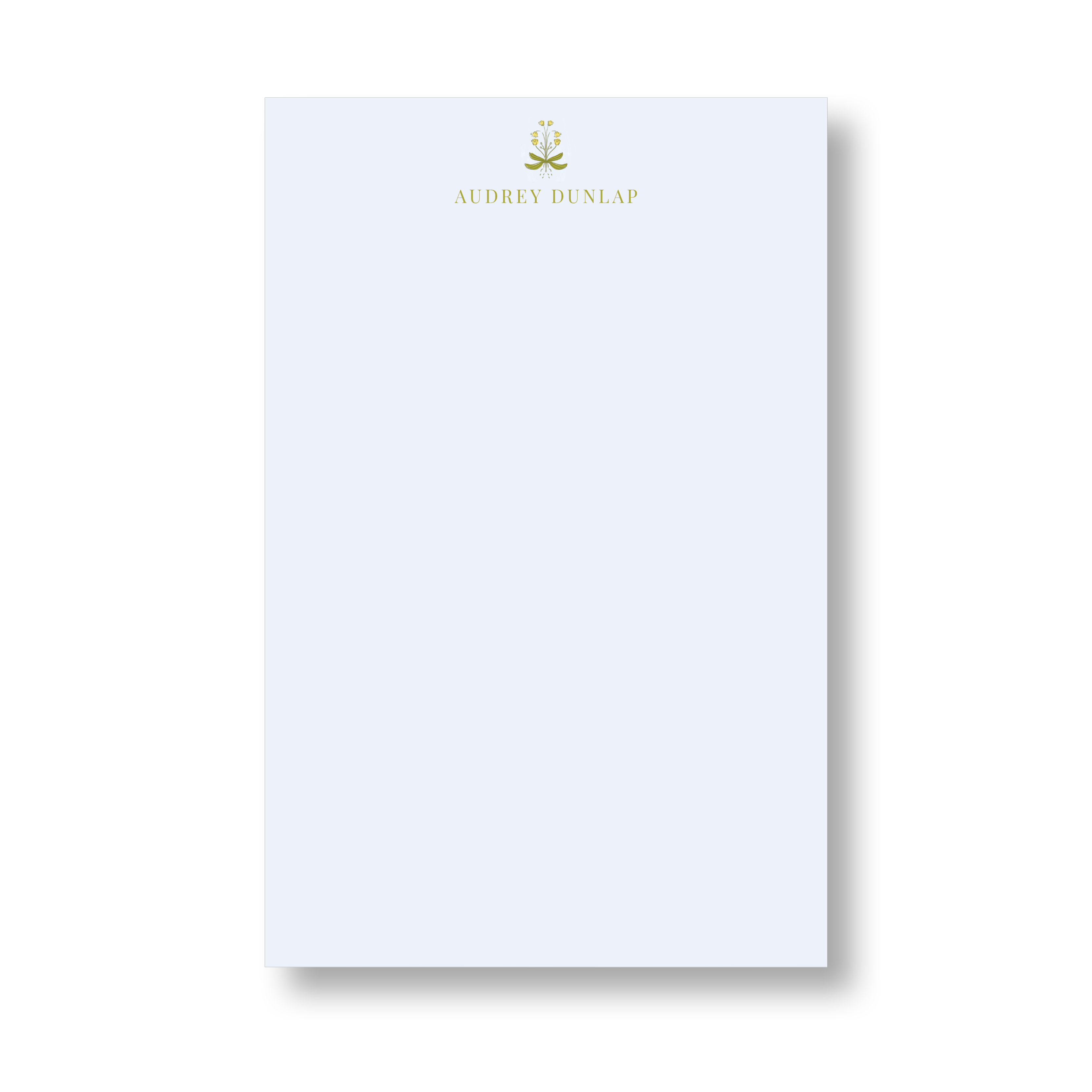 Single Flower Notepad