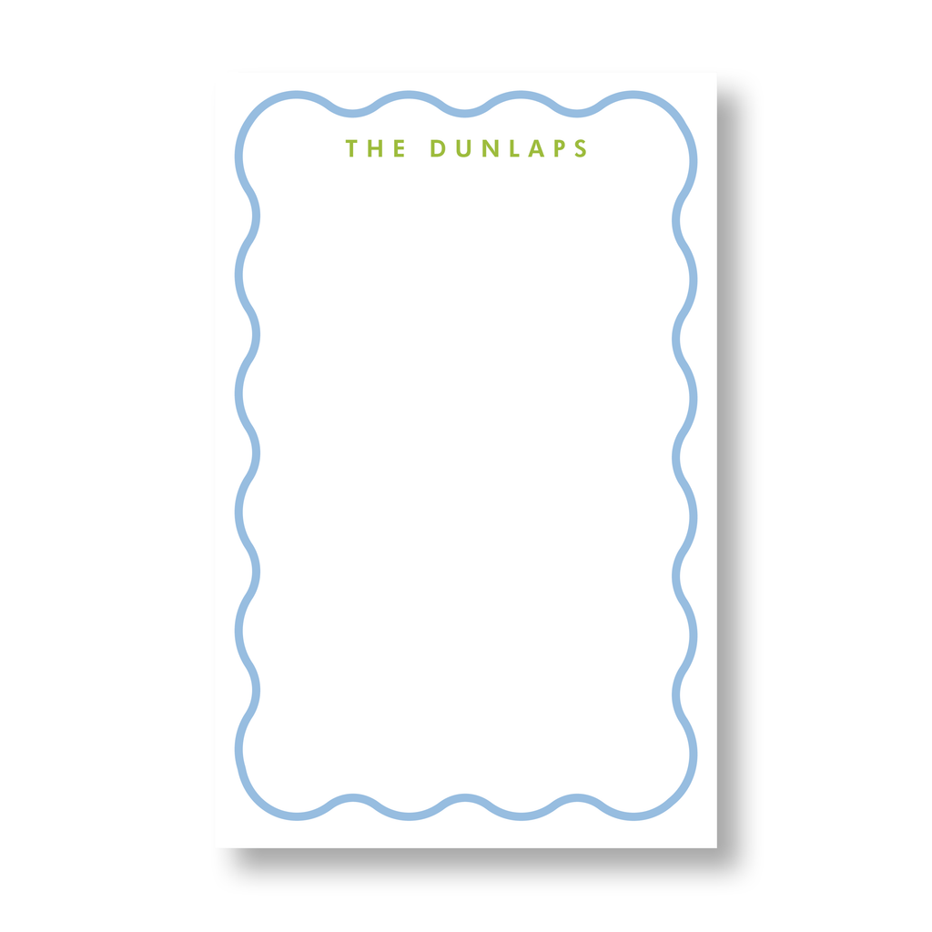 Wavy Border Notepad