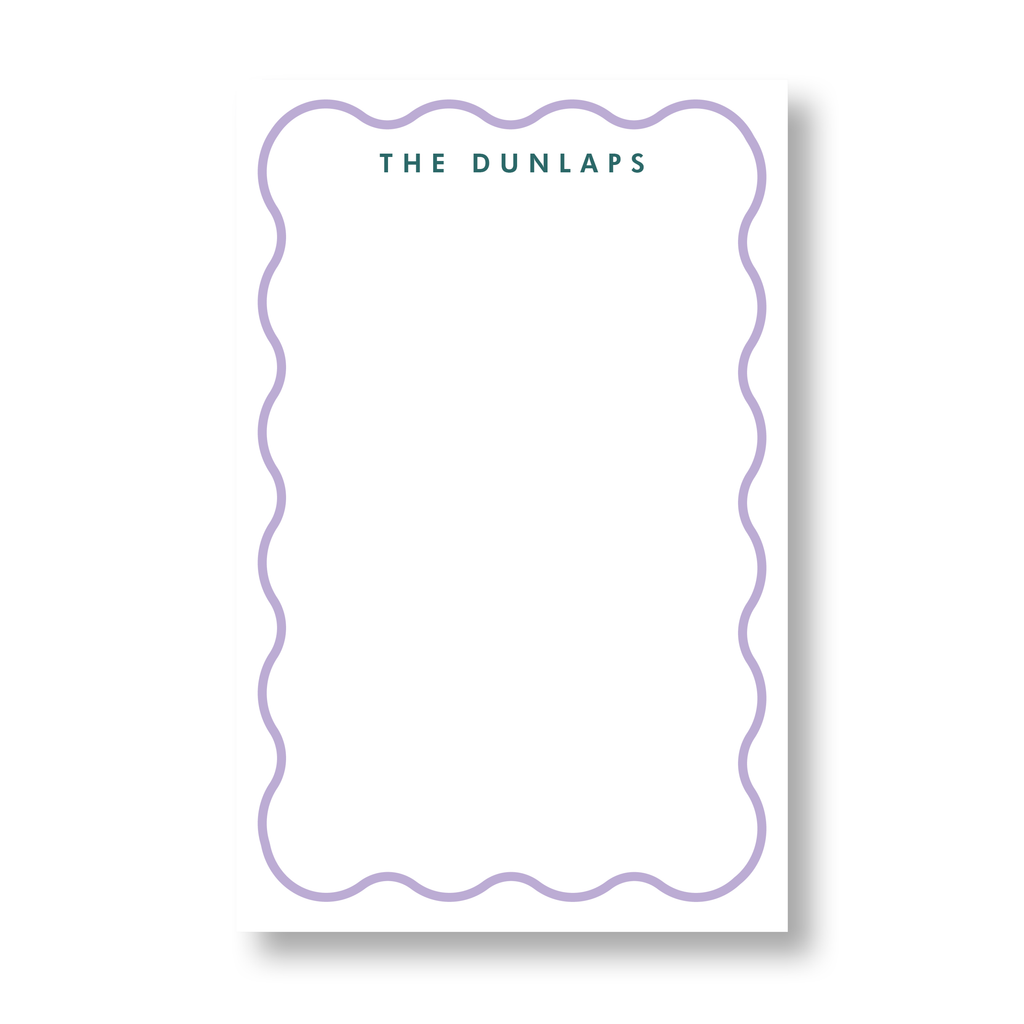 Wavy Border Notepad