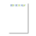 Multicolor Name Boy Notepad