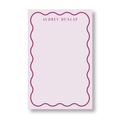 Wavy Border Color Background Notepad