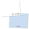 Multicolor Block Corner Name Boys Stationery