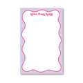 Notes from Home Wavy Notepad
