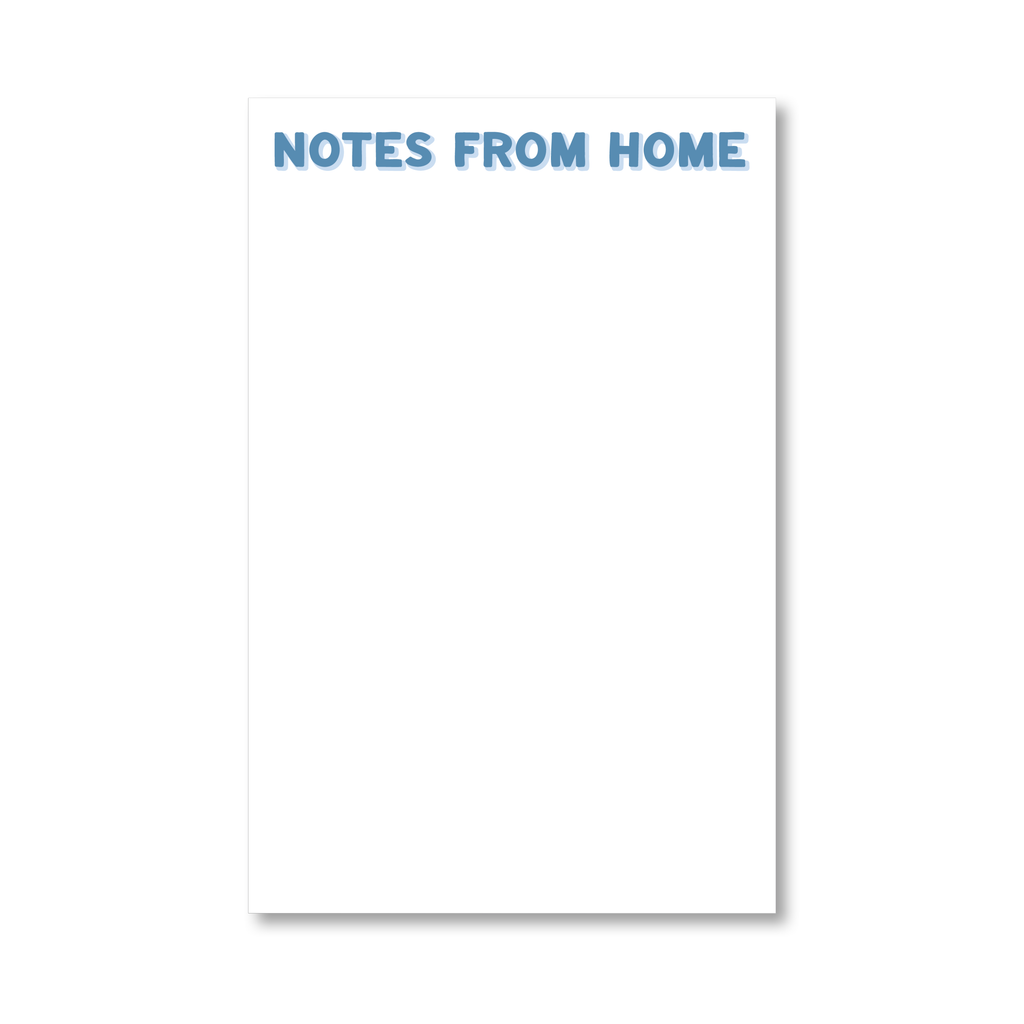 Love From Home Block Shadow Notepad