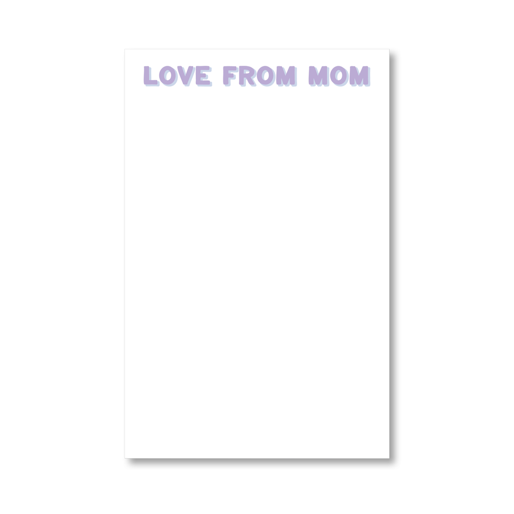 Love From Home Block Shadow Notepad