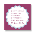 Occasions Check Box Sticker