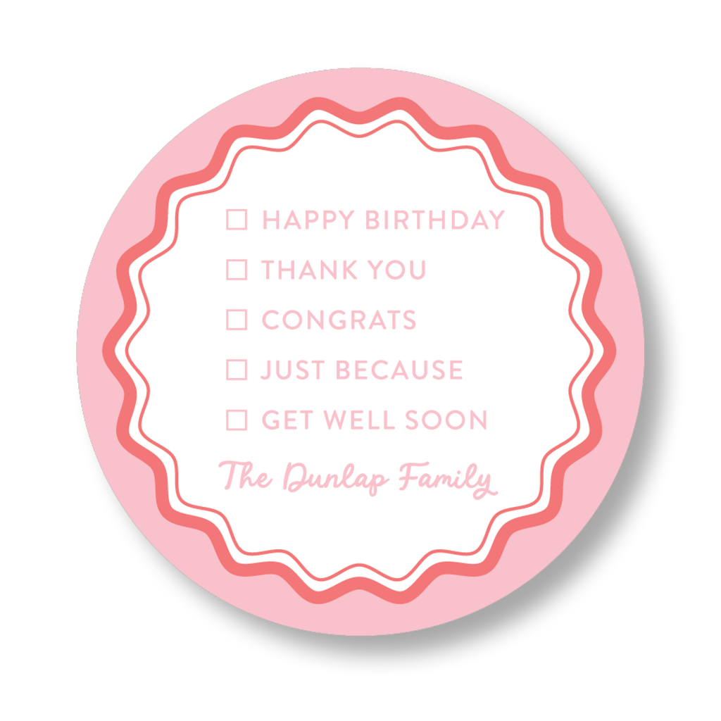 Occasions Check Box Sticker