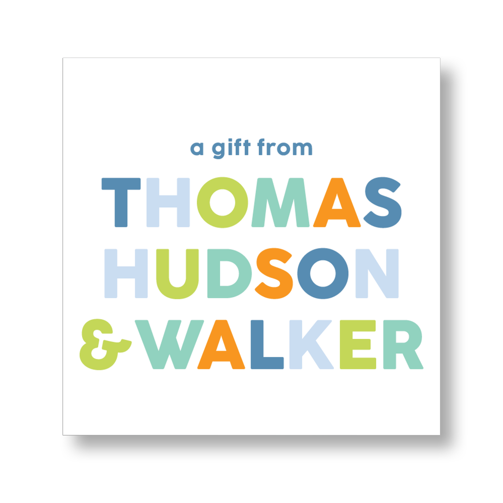 Sibling Names Sticker