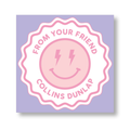 Smiley Face Girl Sticker