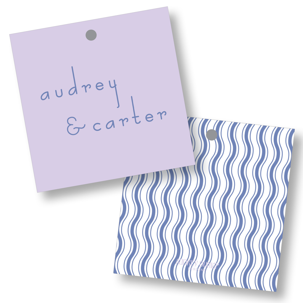 Long Tail Sans Serif Square Tag