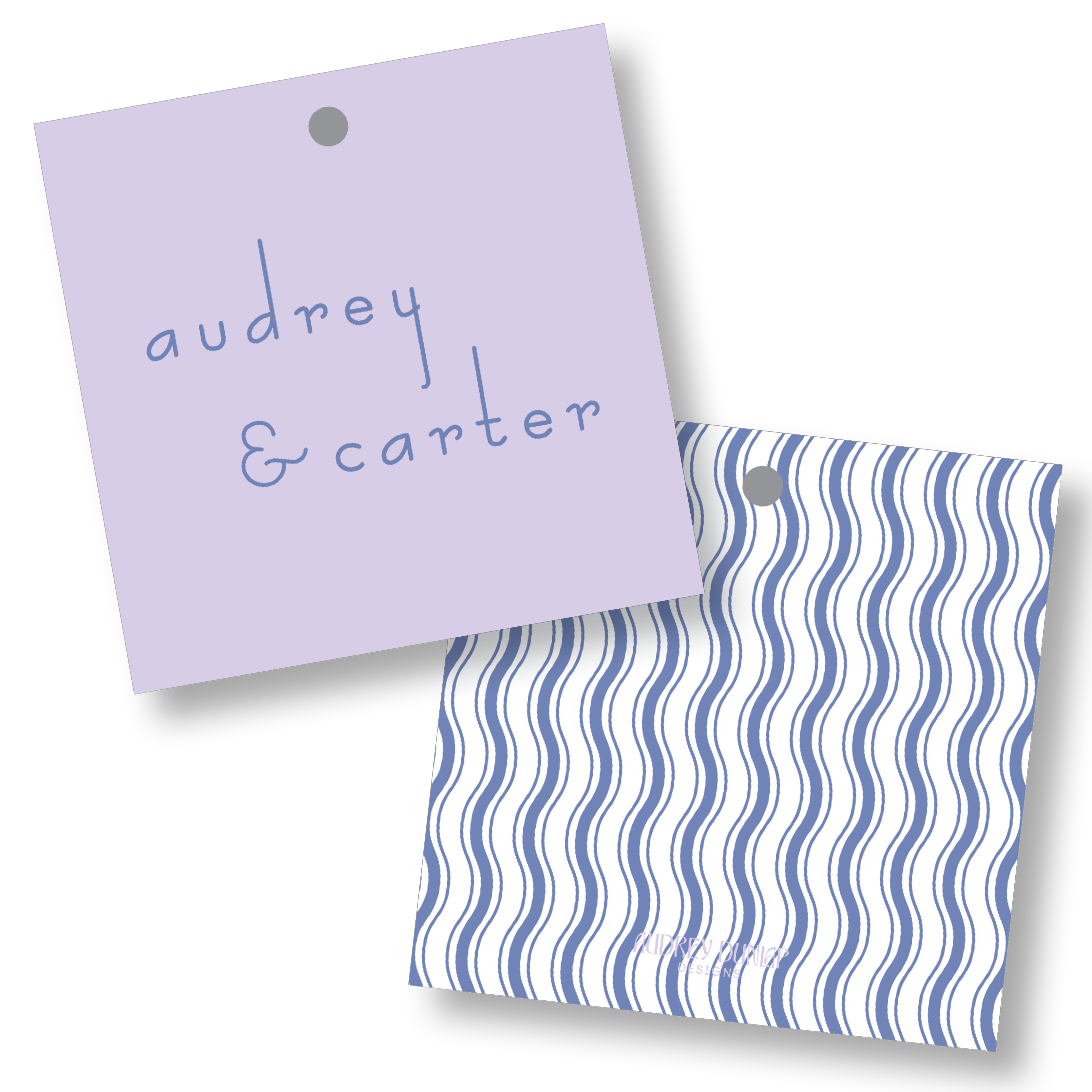 Long Tail Sans Serif Square Tag