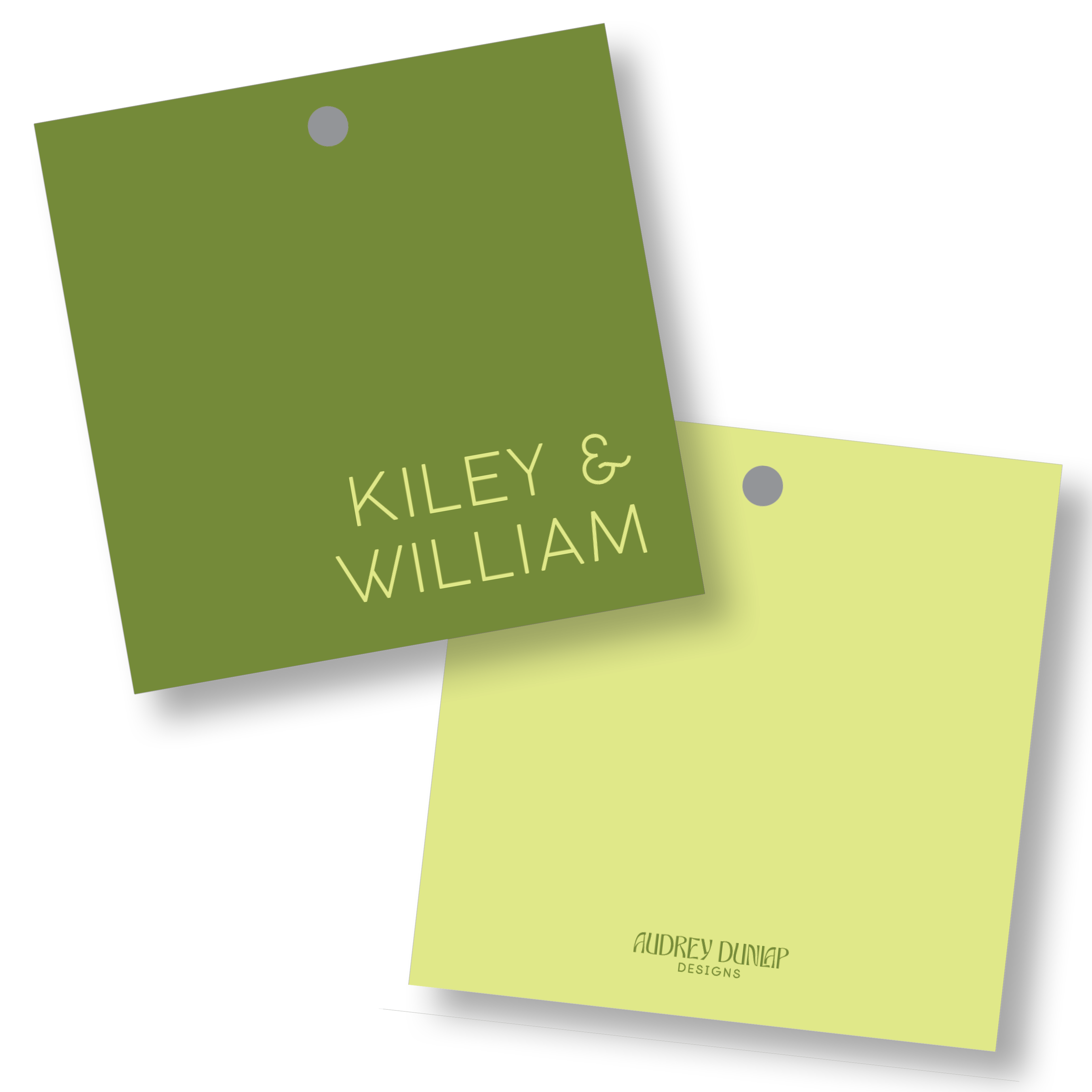 Couples Corner Square Tag