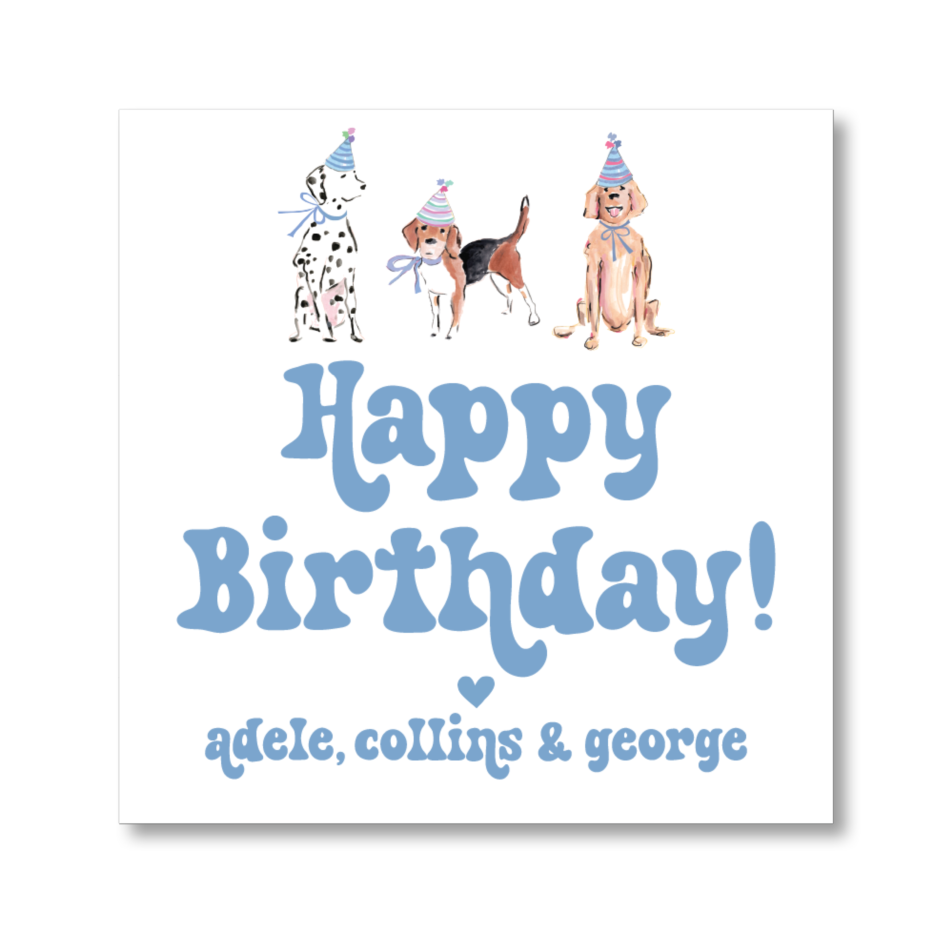 Birthday Dogs Sticker