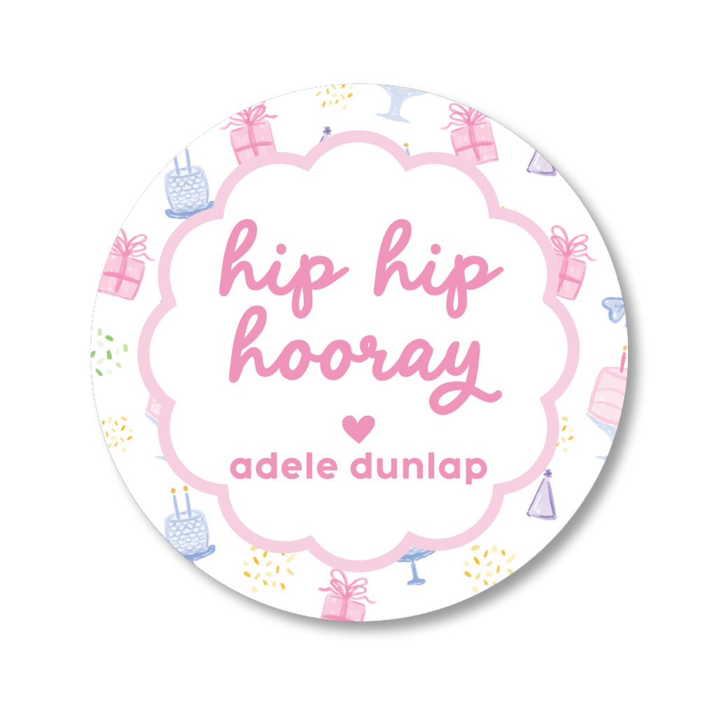 Hip Hip Hooray Sticker
