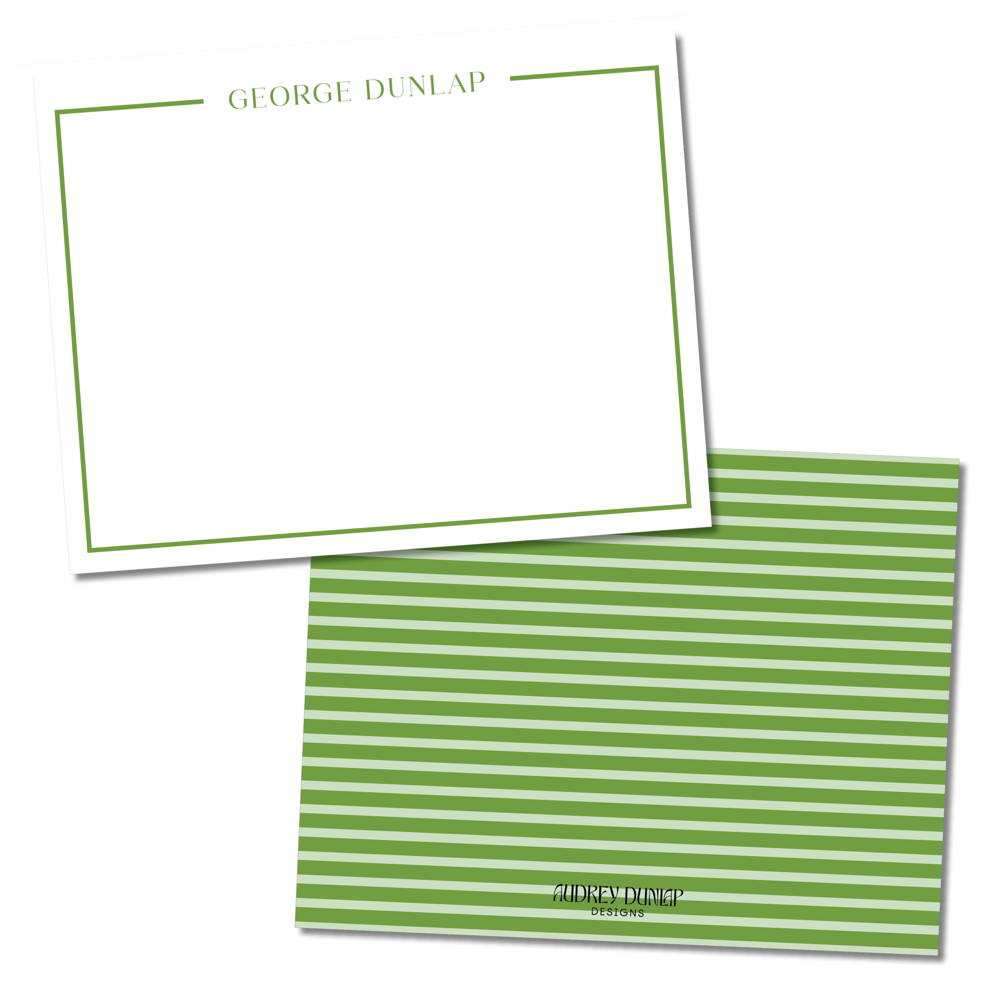 Striped Boys Stationery