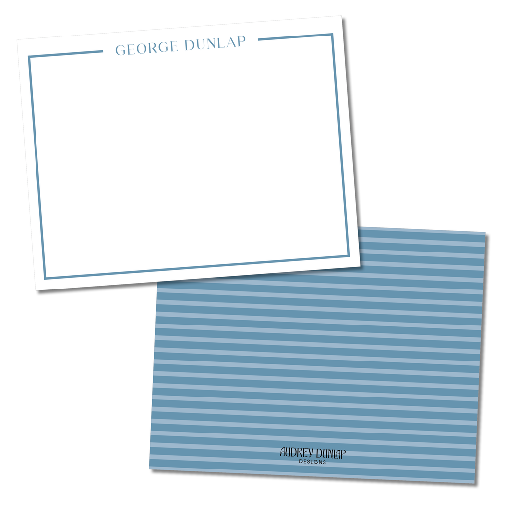 Striped Boys Stationery