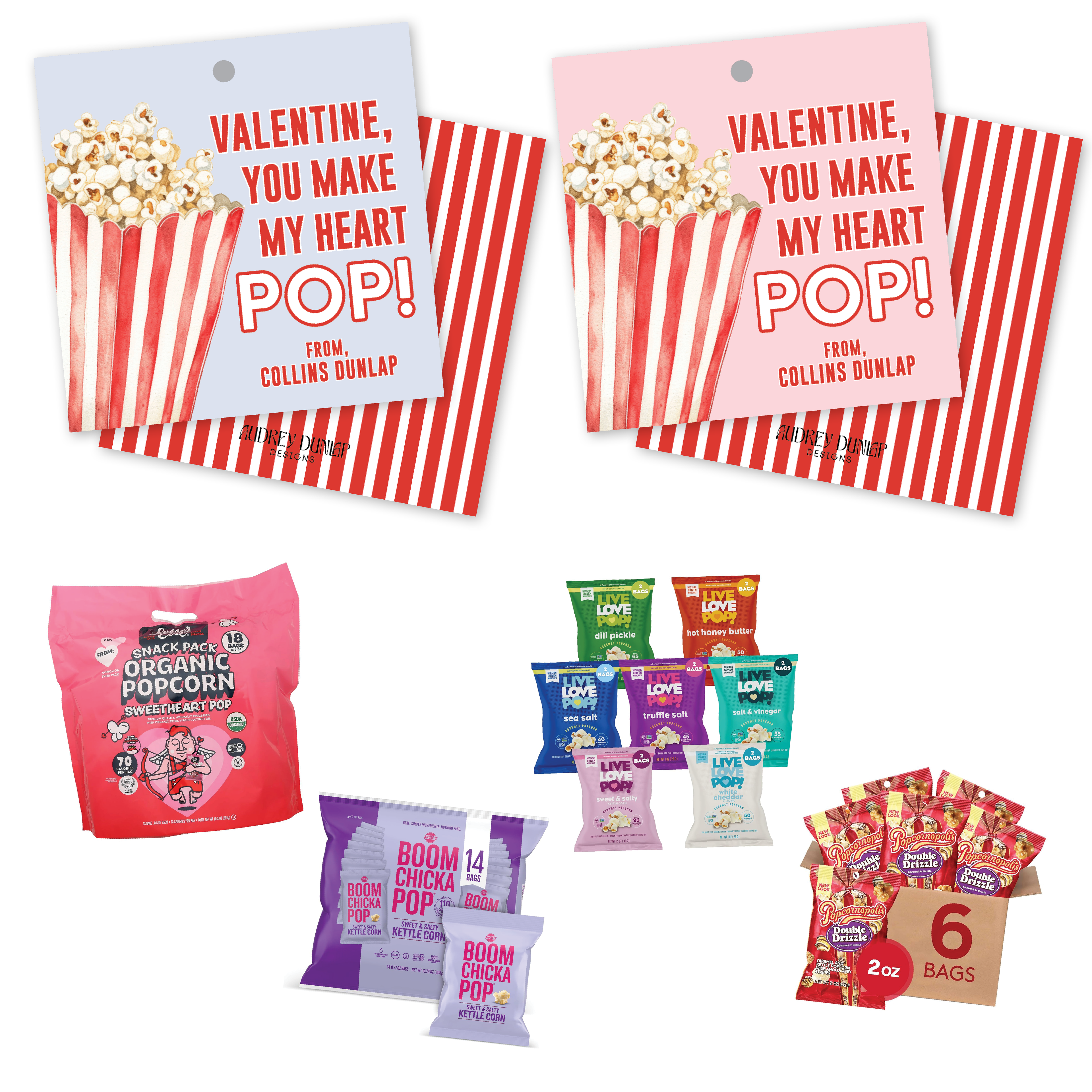 Popcorn Valentines