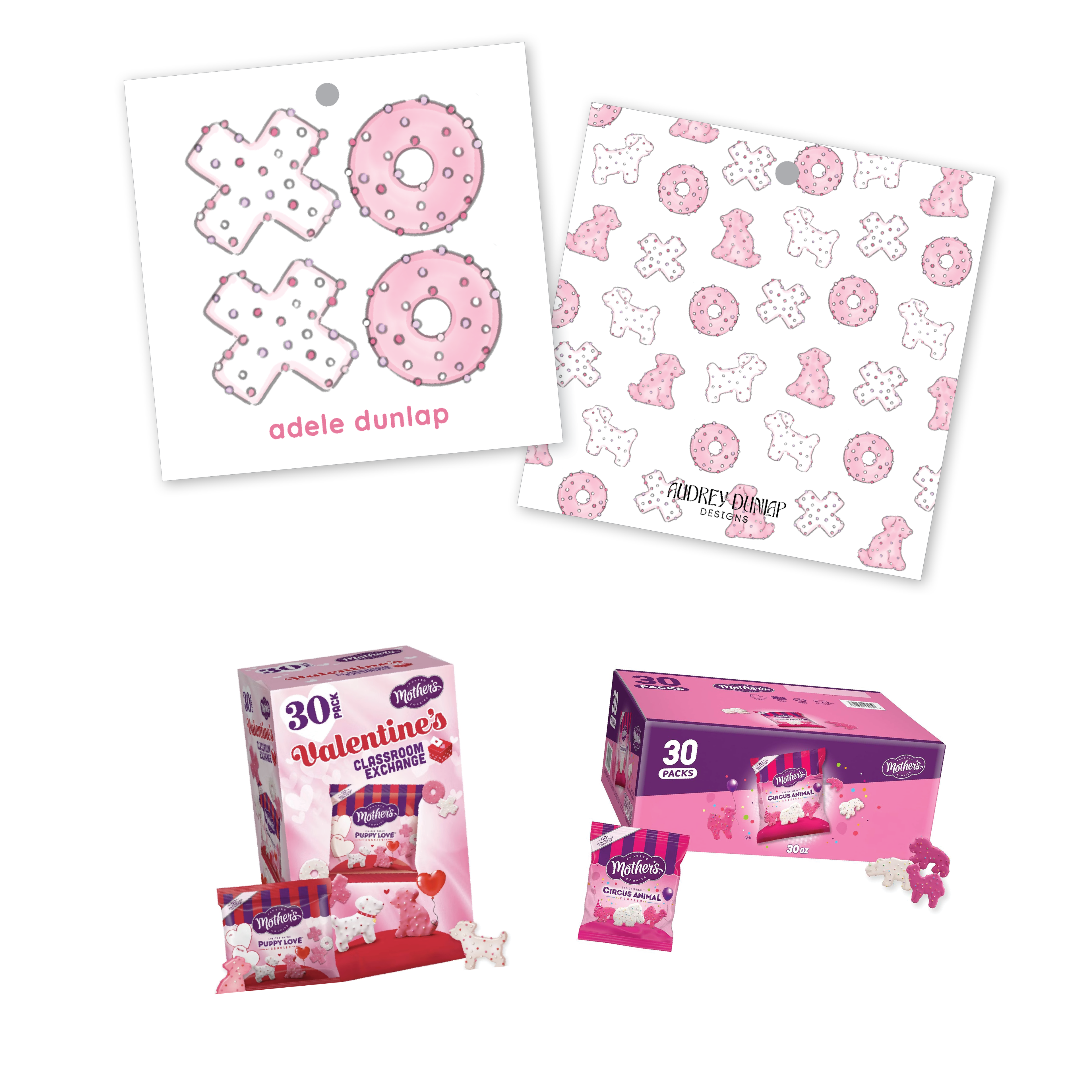 XOXO Cookies Valentines