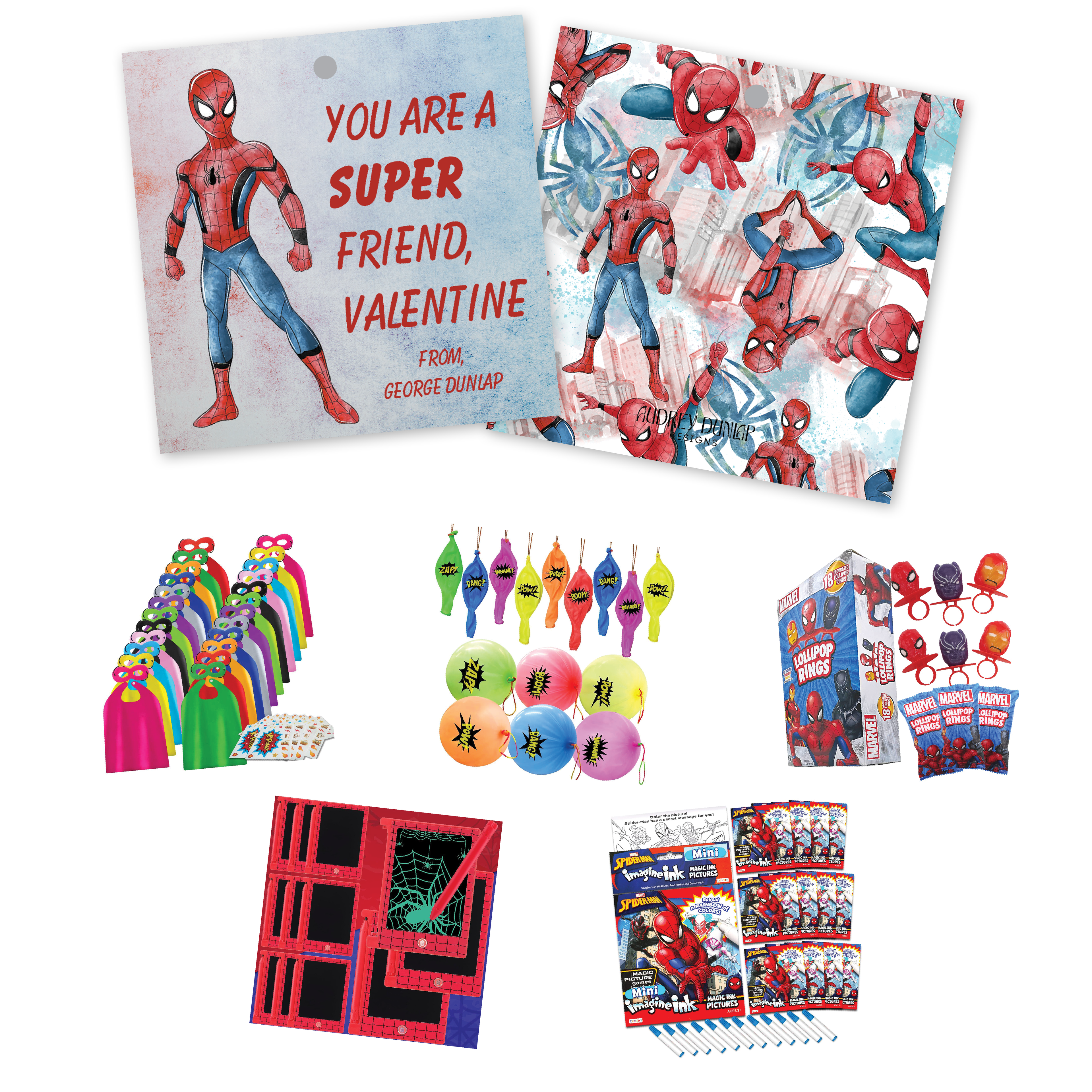 Spider Man Valentines