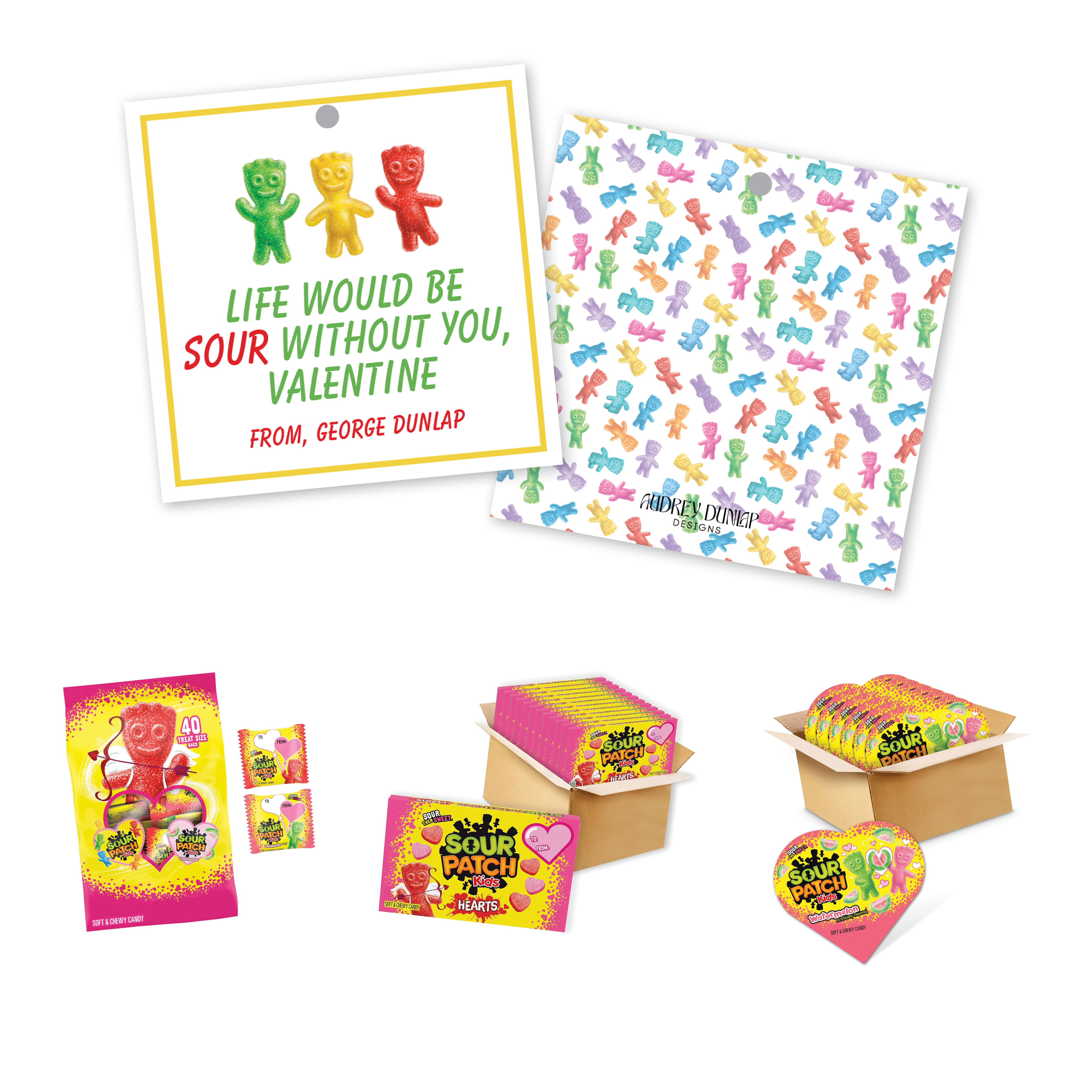 Sour Patch Valentines