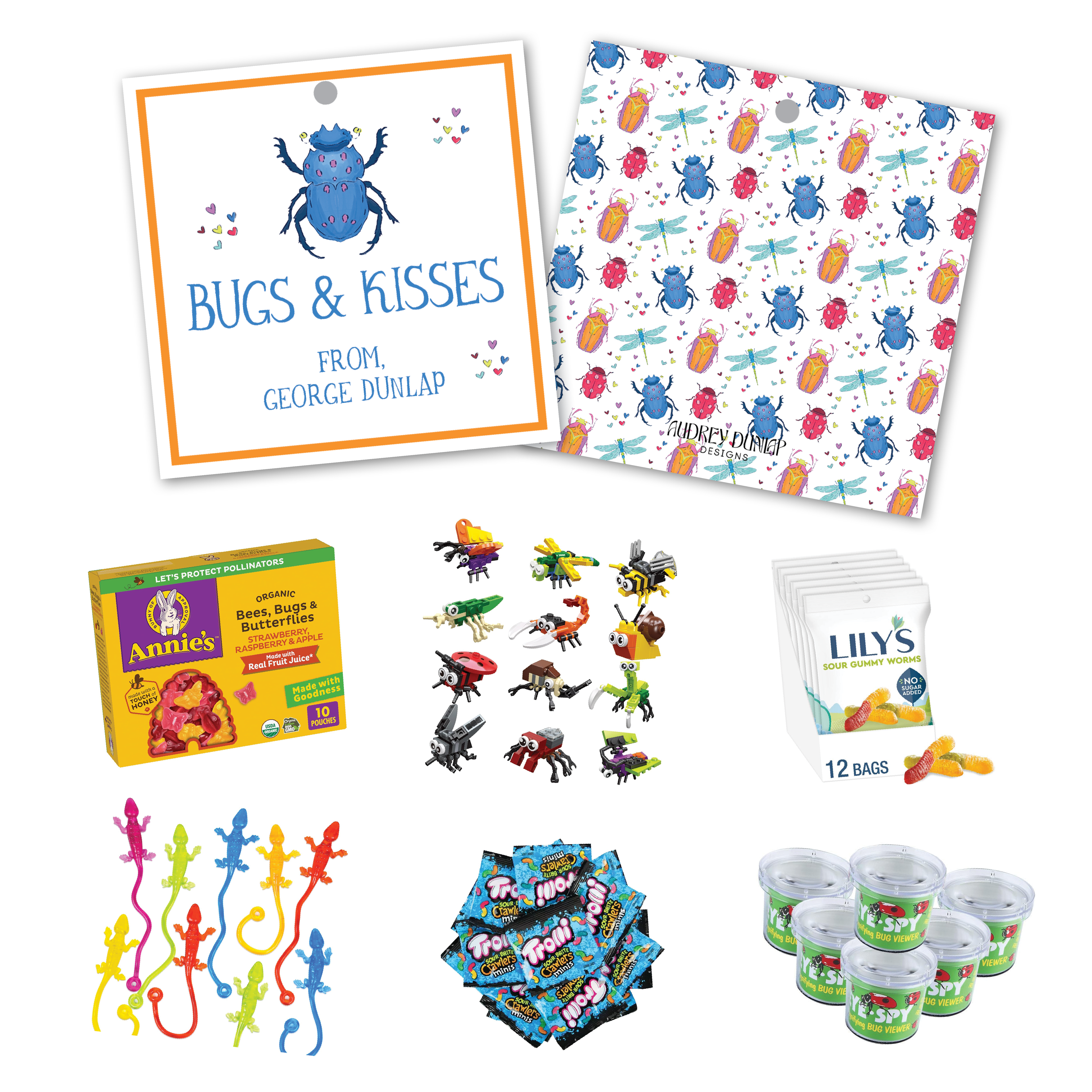 Bugs & Kisses Valentines