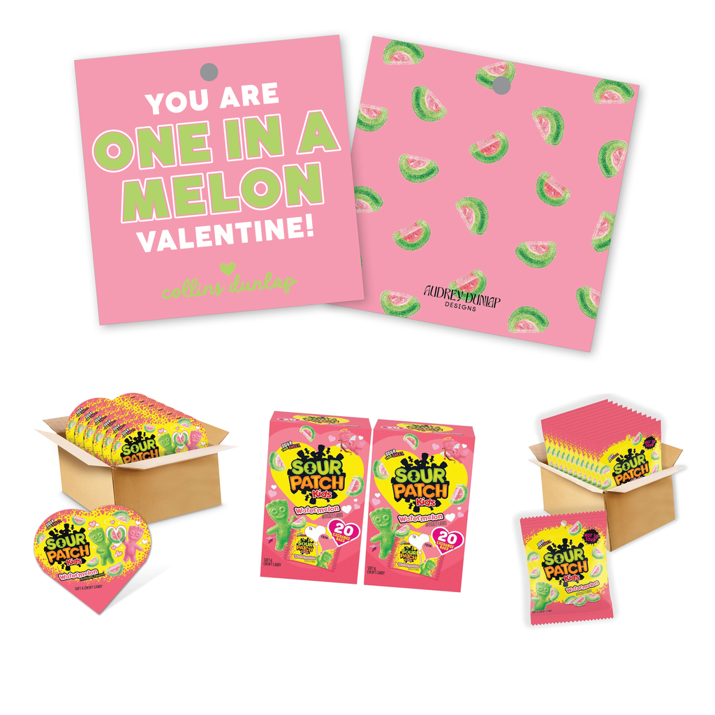 Sour Patch Watermelon Valentines