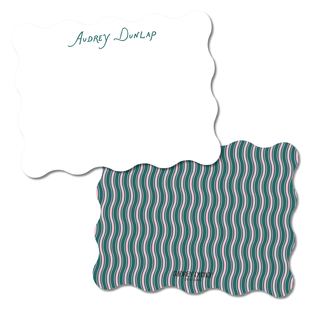 Wavy Stripes Stationery