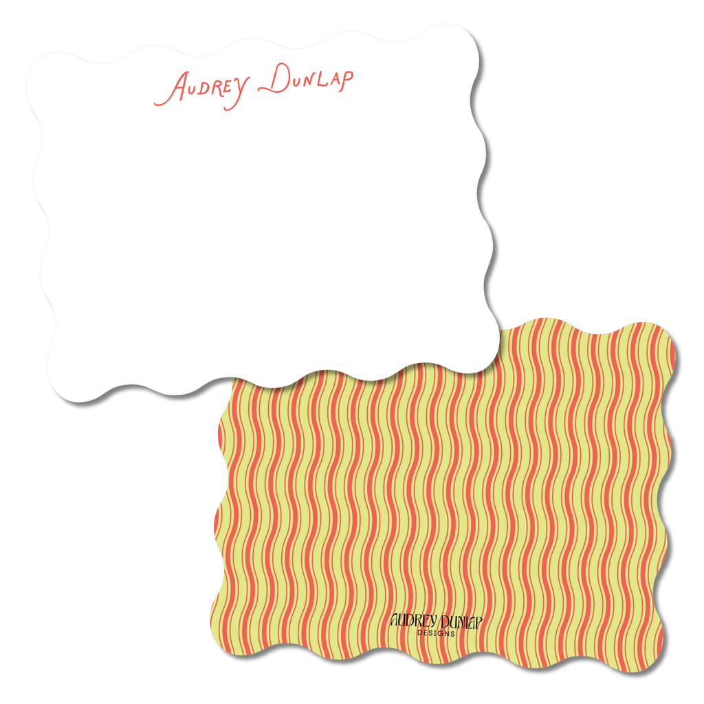 Wavy Stripes Stationery