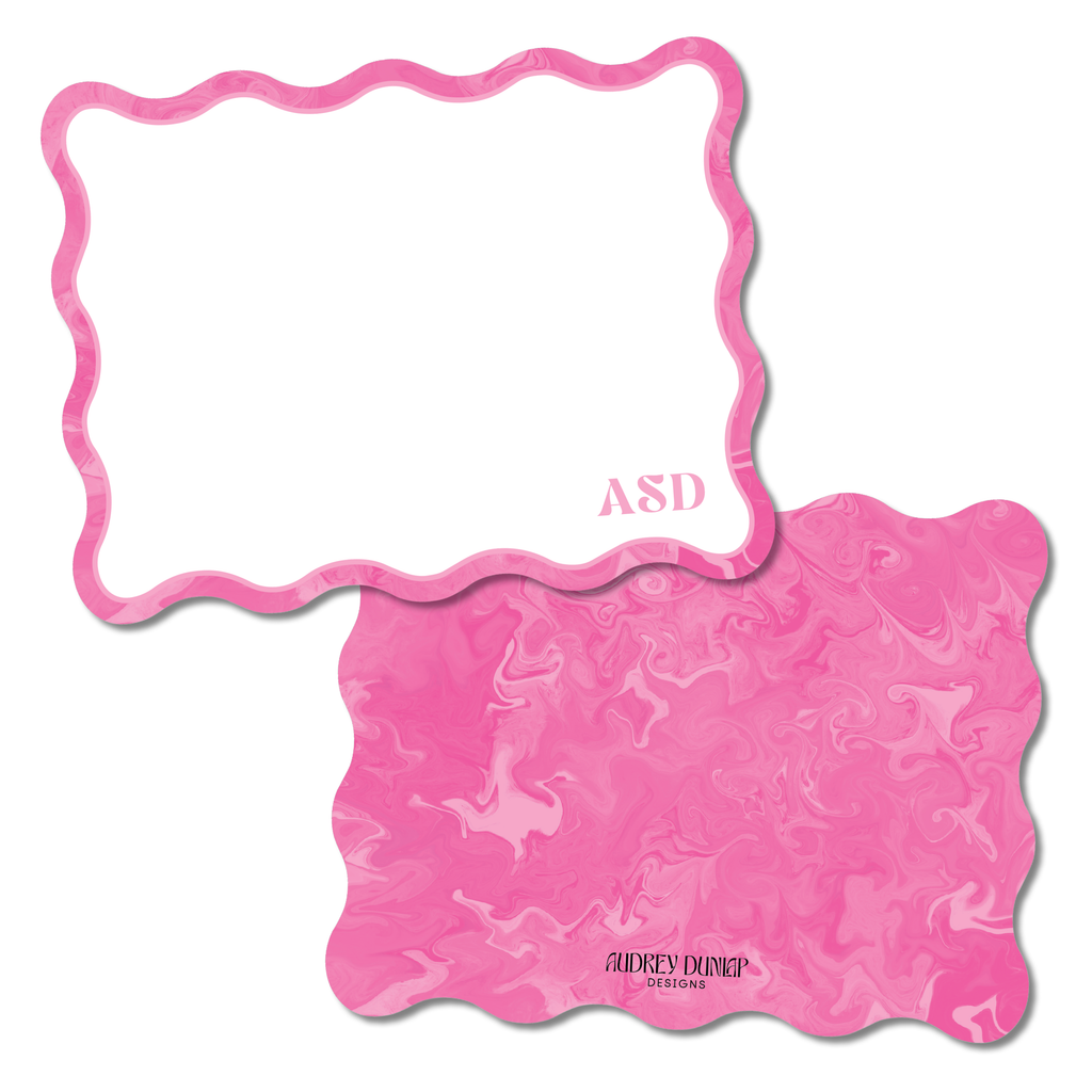 Marbled Wavy Stationery