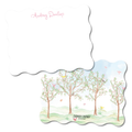 Cherry Blossoms Wavy Stationery