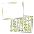Green Ikat Stationery